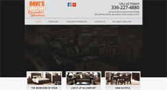 Desktop Screenshot of davesfurnituredecoratorswarehouse.com
